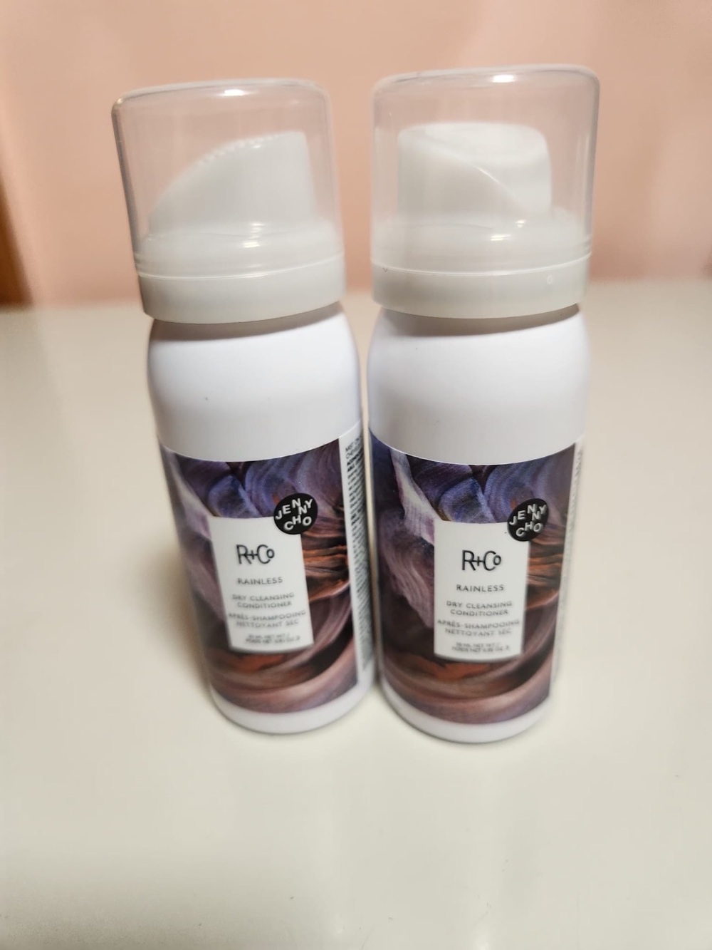 R+Co Rainless Dry Cleansing Conditioner Travel Size 1.6 fl oz set of 2